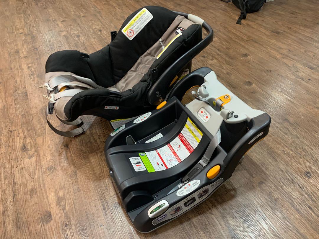 Chicco car seat + base, Babies & Kids, Going Out, Car Seats on Carousell