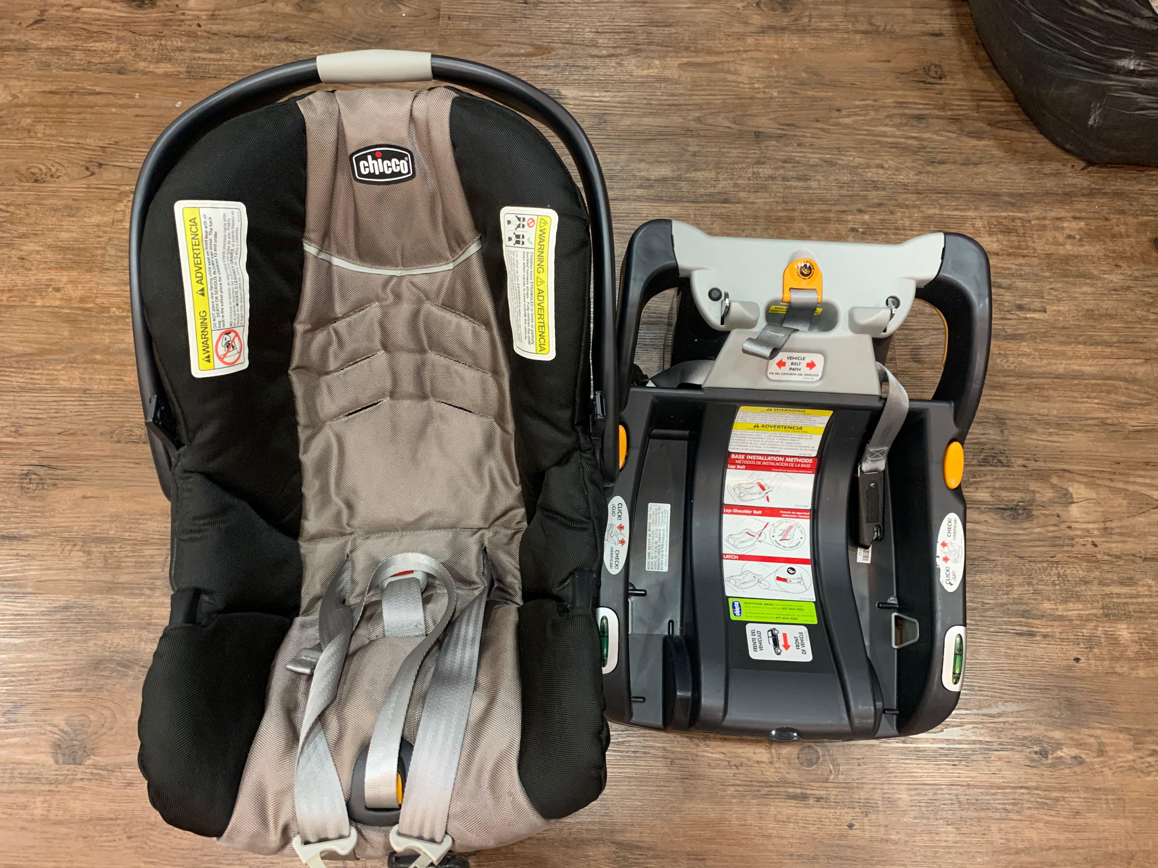 Chicco car seat + base, Babies & Kids, Going Out, Car Seats on Carousell