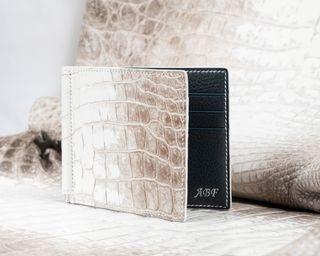 Crocodile Card Holder #10.5 ( Himalayan )