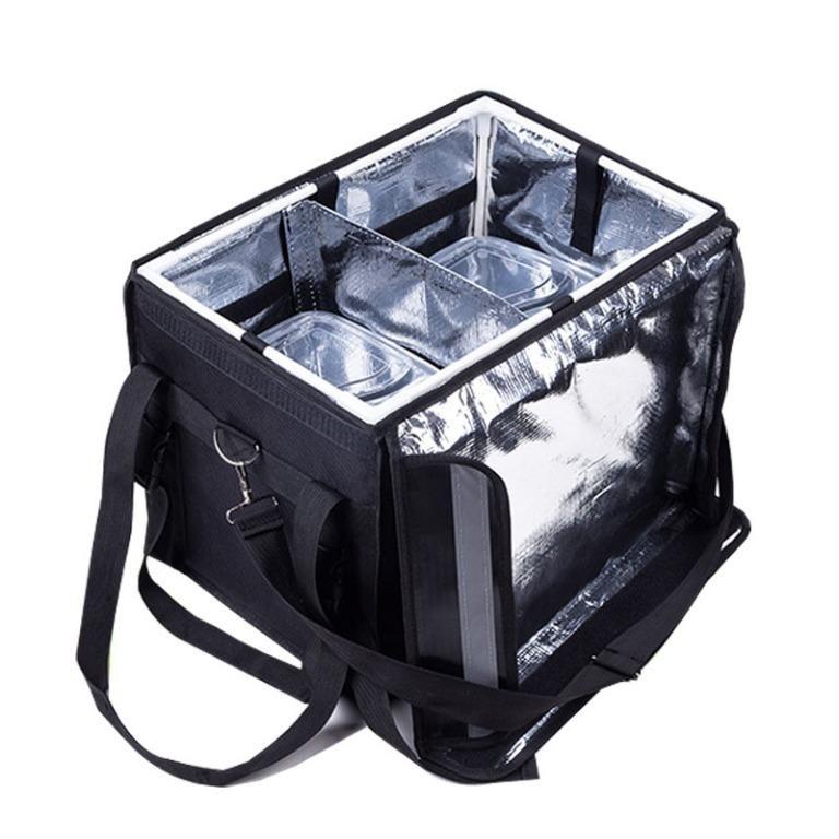 Delivery Bag Black Thermal Bag Sports Equipment Bicycles Parts Parts Accessories On Carousell
