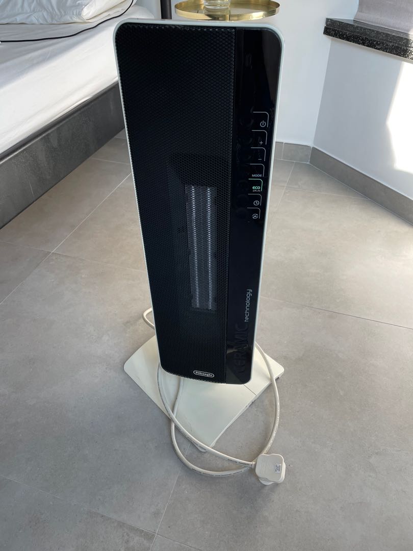 DeLonghi Tower Ceramic Fan Heater, 家庭電器, 冷氣機及暖風機 Carousell