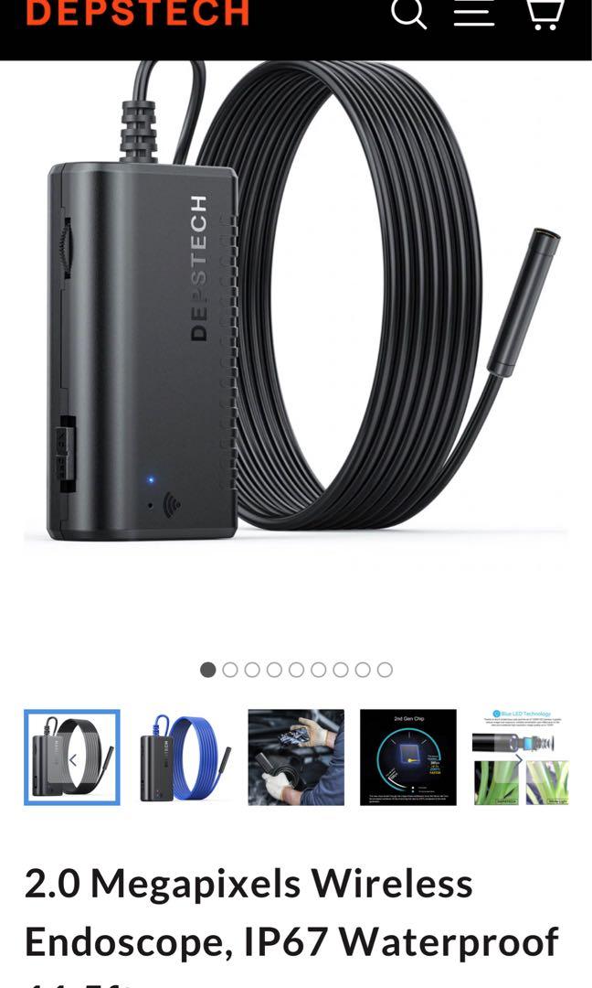 DEPSTECH WF010 Wireless Endoscope IP67 2.0MP HD Snake Camera WiFi