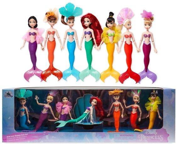 Disney The Little Mermaid Ariel And Sisters Doll Set Hobbies And Toys Collectibles 