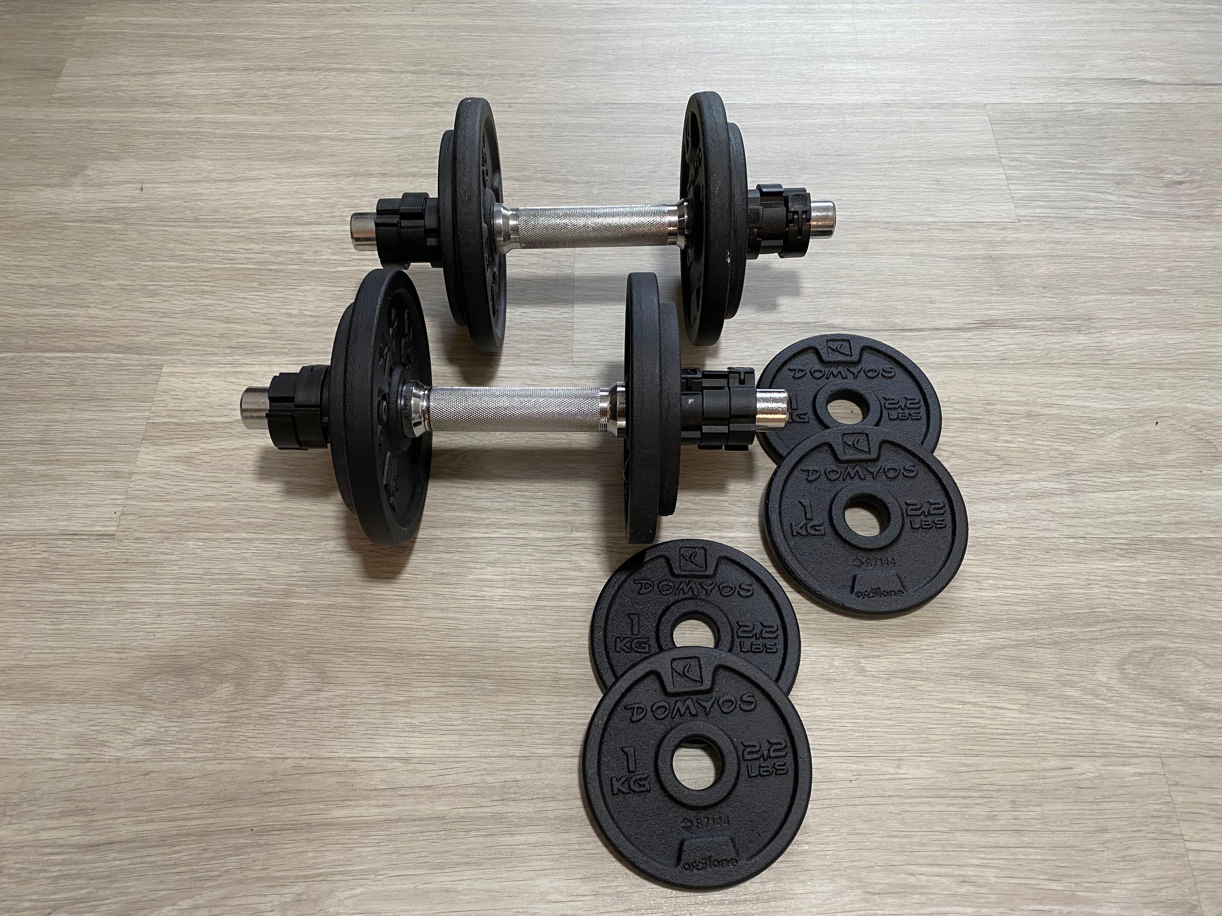 Domyos dumbbell set best sale