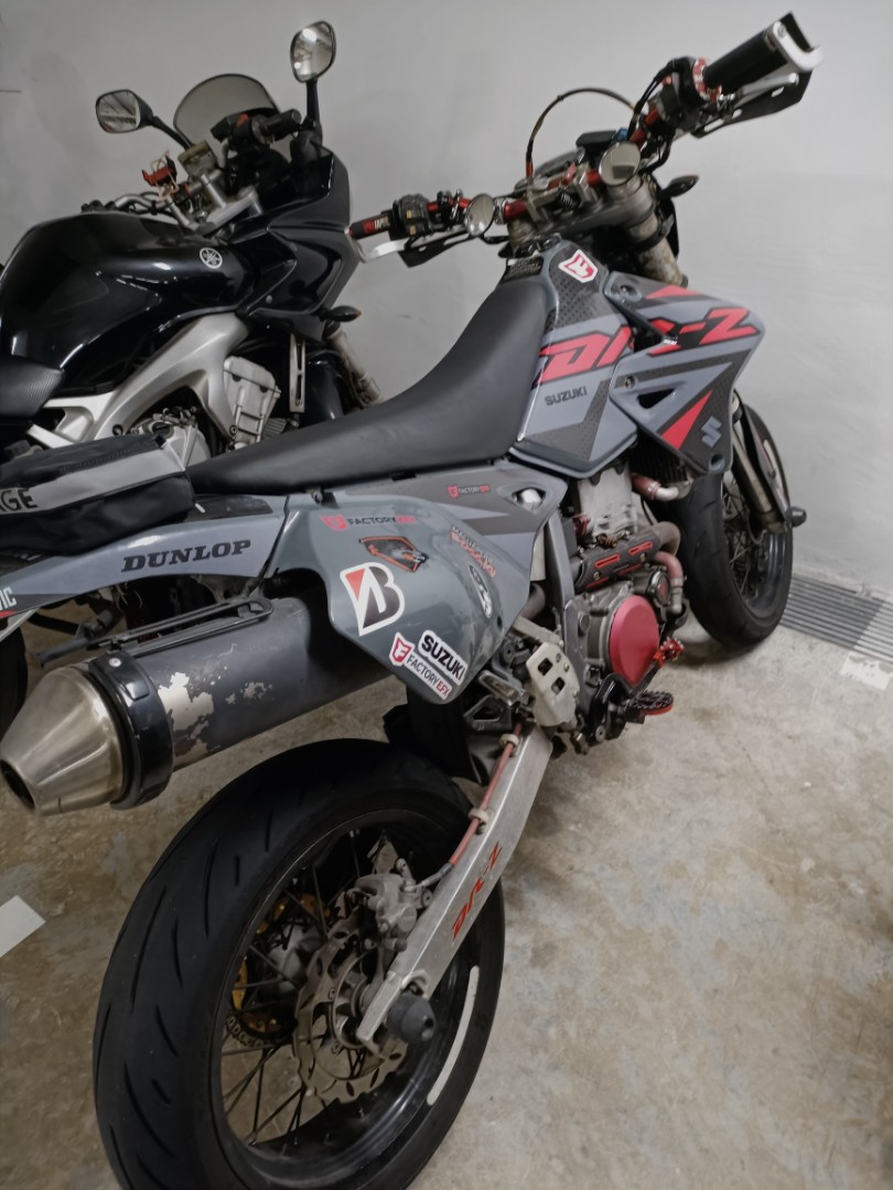 Drz400sm coe feb 2025, Motorcycles, Motorcycles for Sale, Class 2A on