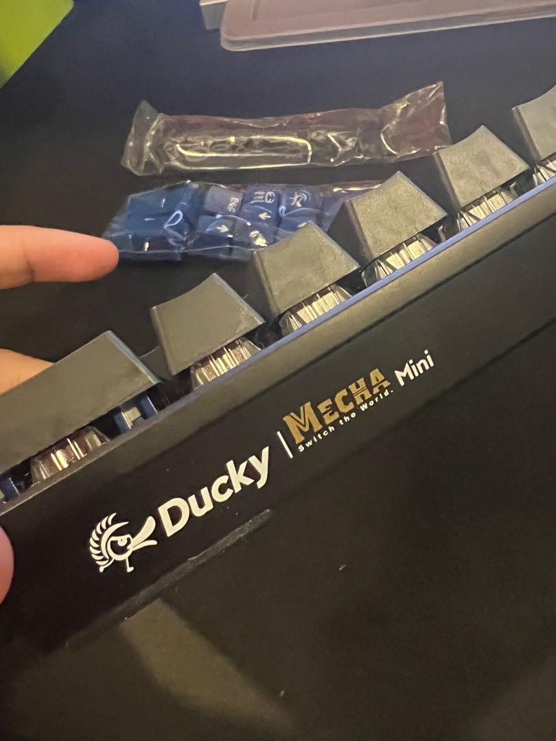 Ducky mecha mini v2 (Category: Computer Keyboard) located in Manila. Submitted by kenchenfukang (Listing ID 1136844410, Image 3). Description: For sale Used once only Ducky mecha mini v2 Mx brown swtches Alumnum body See pic for other specs No issue .