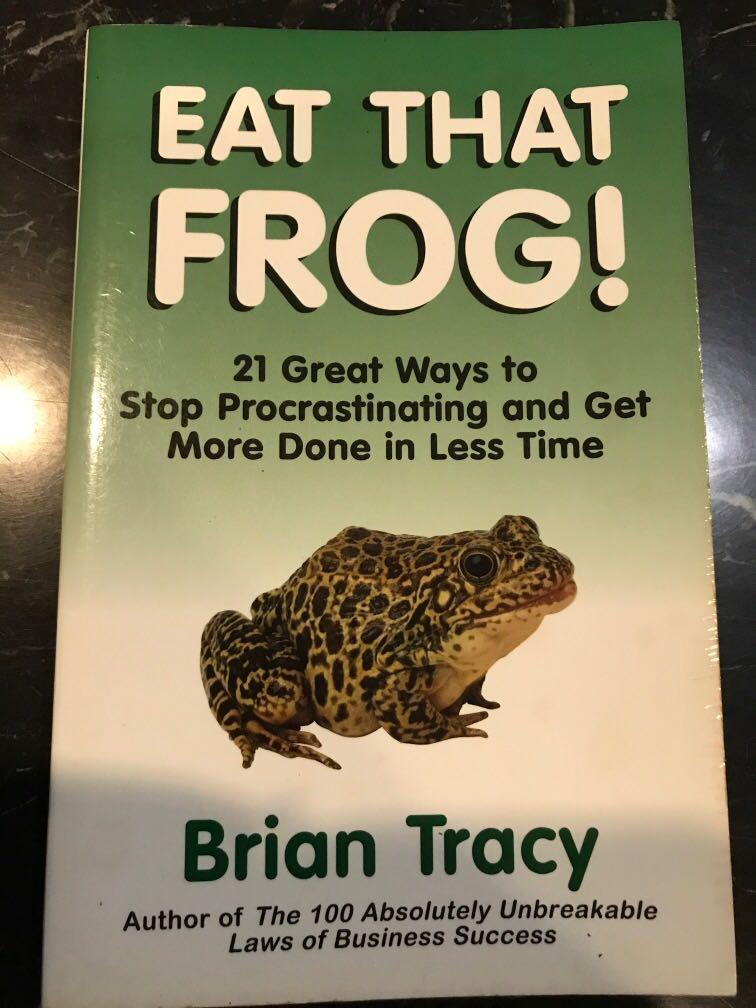 and　Hobbies　Magazines,　to　More　Great　Procrastinating　Time　Tracy,　Eat　Non-Fiction　on　that　in　Done　by　Get　Frog!　21　Fiction　Carousell　Ways　Stop　Toys,　Less　Brian　Books