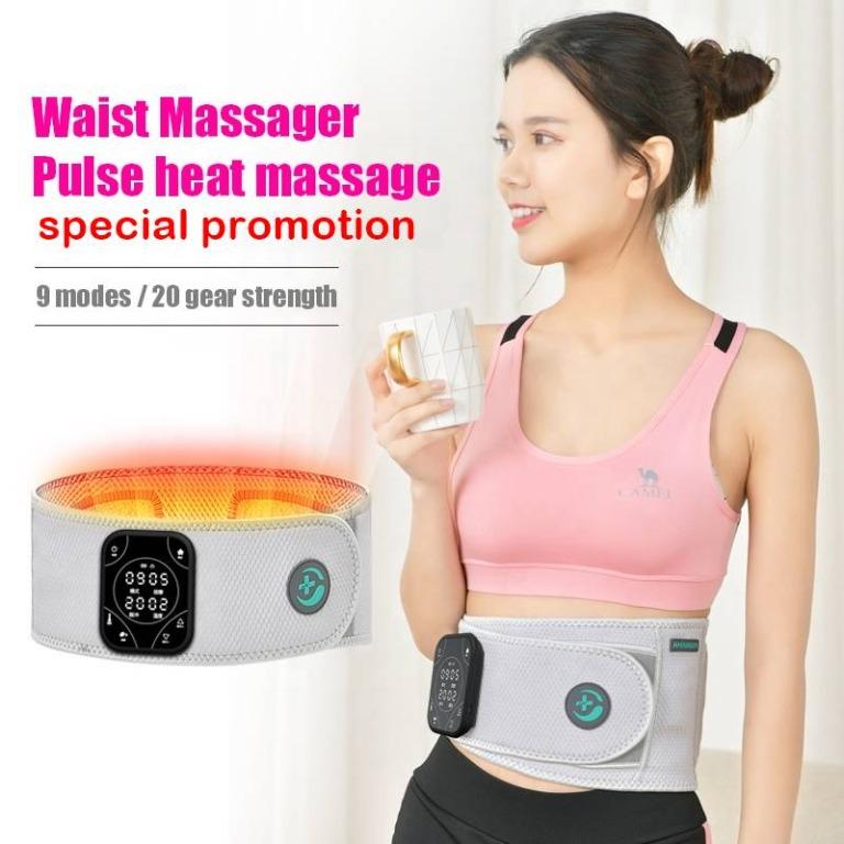 electric belt vibration shape heating neck and shoulder waist back stomach hot massager belt machine