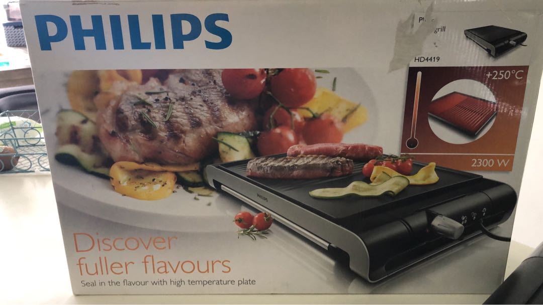Electric grill Philips, TV & Home Appliances, Kitchen Appliances, BBQ