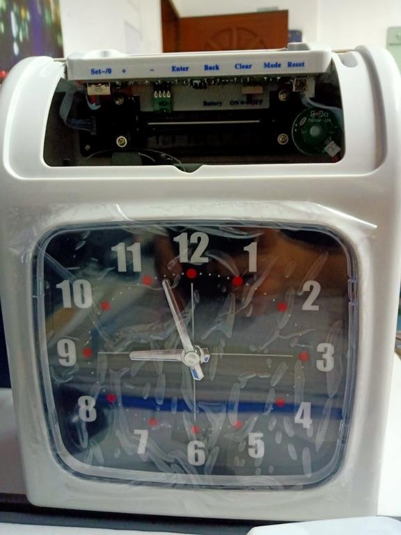 Electronic Bundy Clock Analog w/ Digital Display Time Recorder with