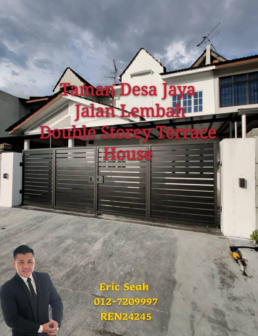 For Sale (JY) Taman Desa Jaya Jalan Lembah Double Storey Terrace