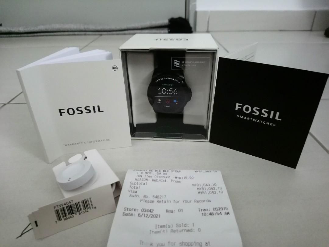 Fossil Smartwatch Gen 5e FTW-4047, Men's Fashion, Watches \u0026 Accessories,  Watches on Carousell