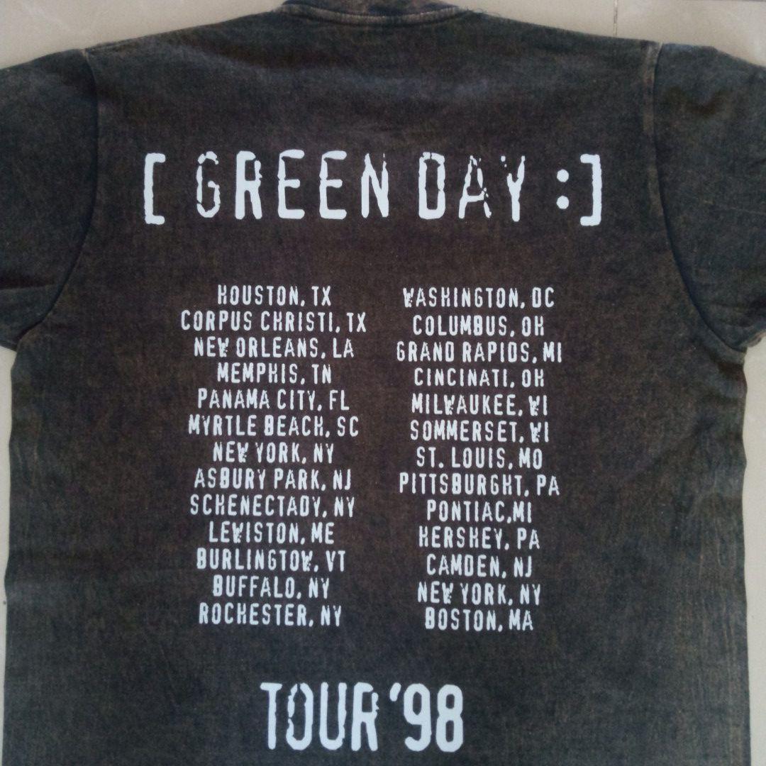 Green Day Nimrod Tour 1998 - New Vintage Band T shirt - Vintage Band Shirts