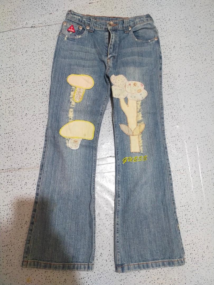 Guess jeans with patch all over kids 
