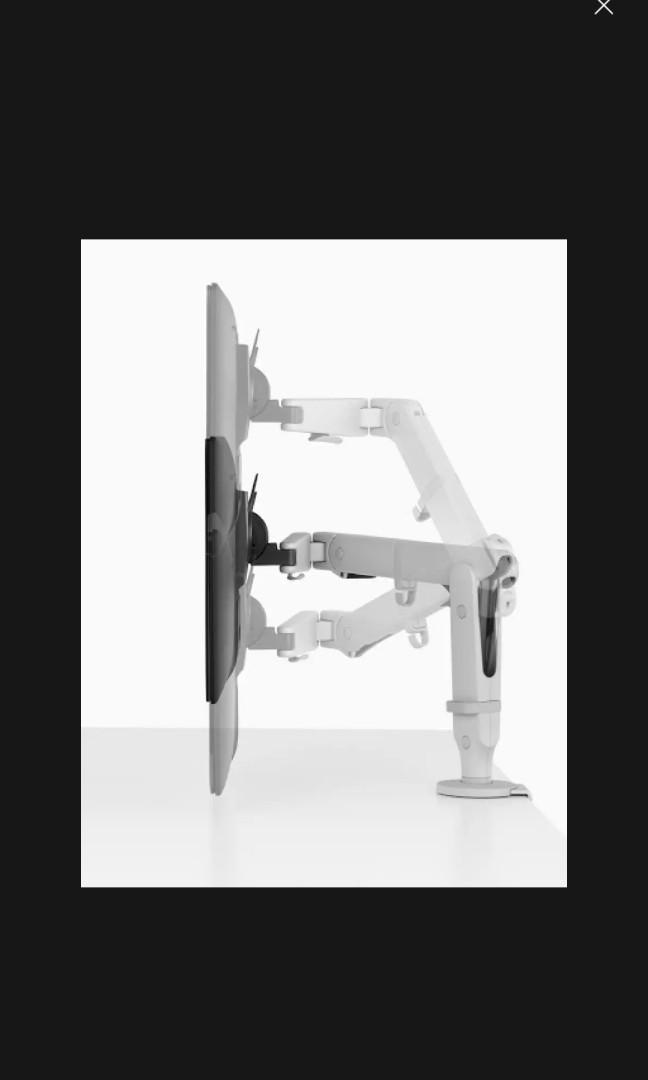 Herman Miller Ollin vesa monitor mount Arm 5 year warranty, Computers
