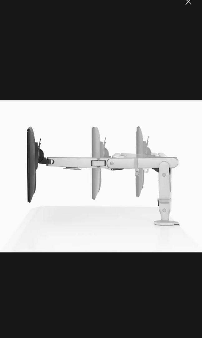 Herman Miller Ollin vesa monitor mount Arm 5 year warranty, Computers