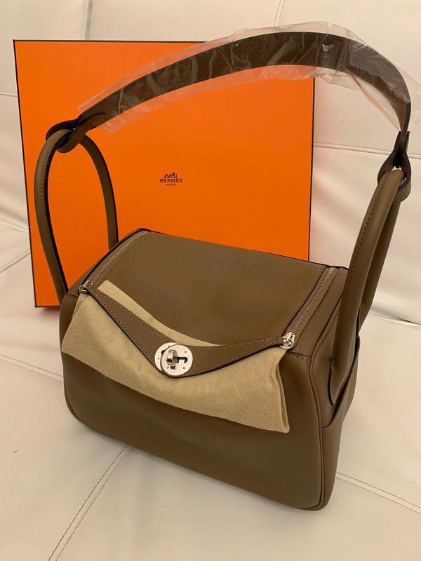 Hermes Lindy 26 Evercolor Gold Beige De Weimar - NOBLEMARS