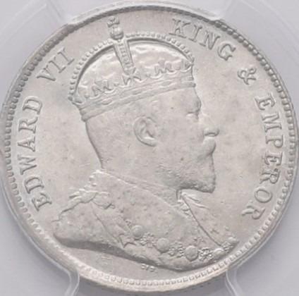 1904年香港愛德華七世香港貳毫銀幣PCGS AU 55, 興趣及遊戲, 收藏