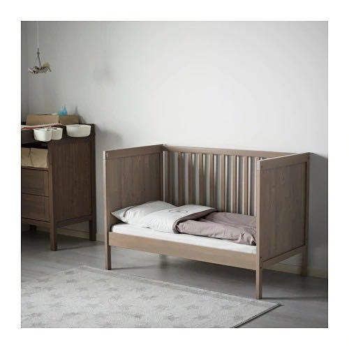 ikea cot grey