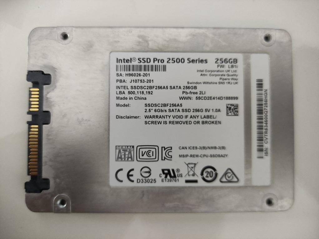 Intel ssd pro 2500 series discount