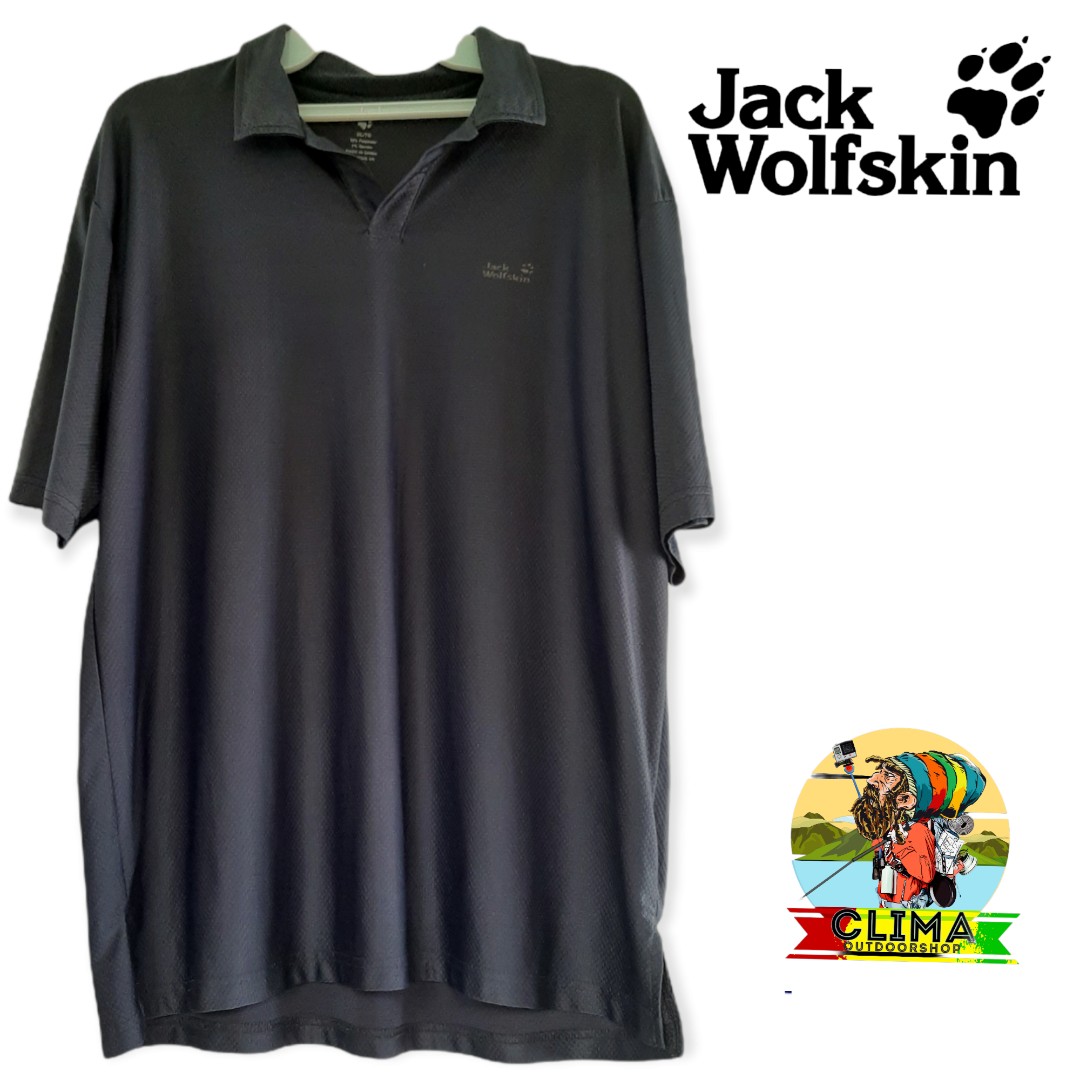 Jack wolfskin dri fit polo shirt, Men's Fashion, Tops & Sets, Tshirts