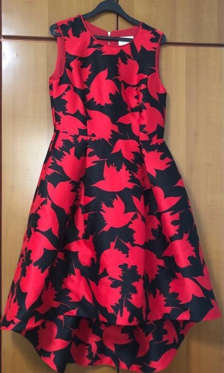 Kate Spade Red Black Midi Dress Women s Fashion Dresses Sets