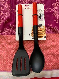 Kitchen Aid Slotted Turner and Basting Spoon Set