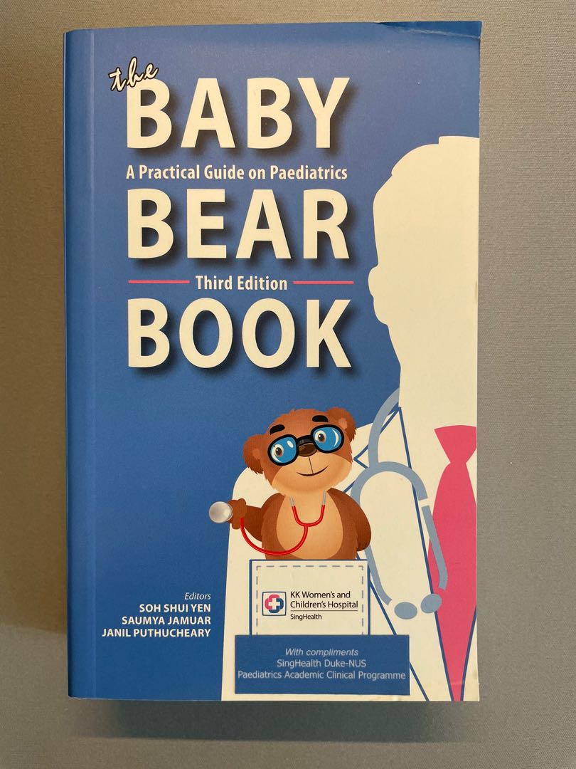 KKH Baby Bear Book A practical guide on Paediatrics, Hobbies & Toys