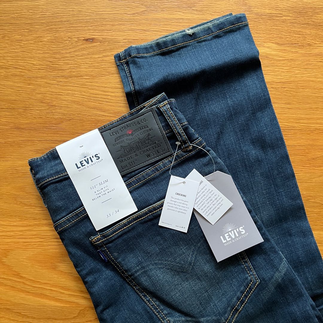BRAND NEW Levi's® Made & Crafted® Made in Japan 511 Slim Fit Men's Jeans,  Men's Fashion, Bottoms, Jeans on Carousell