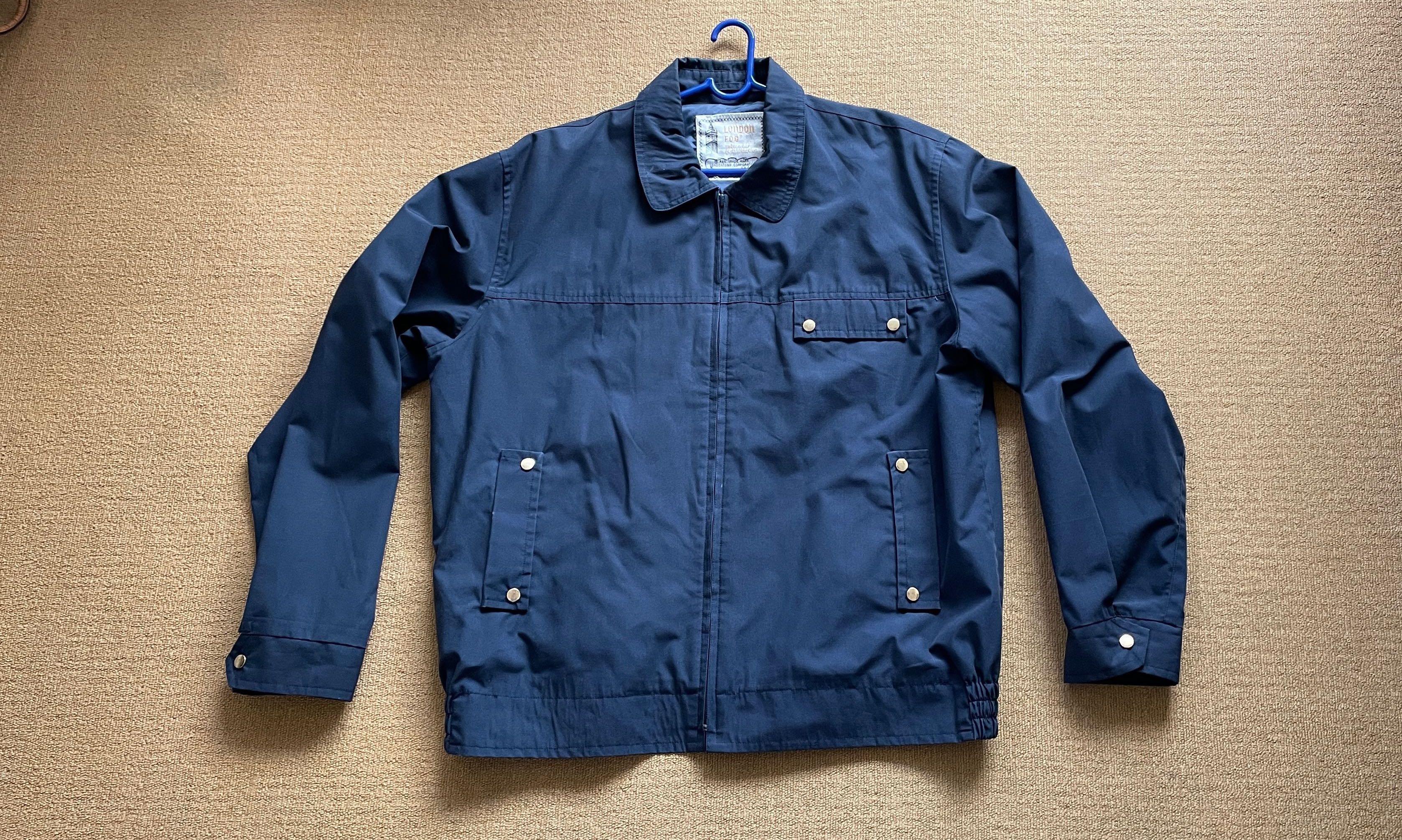 London Fog Coat Jacket Navy Blue, Men's 