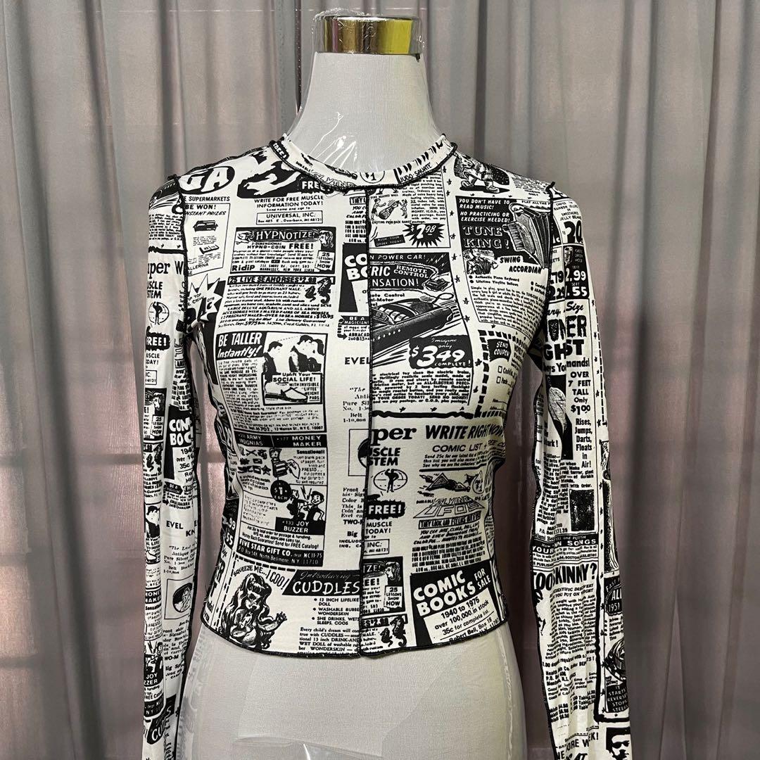 newspaper shirt shein
