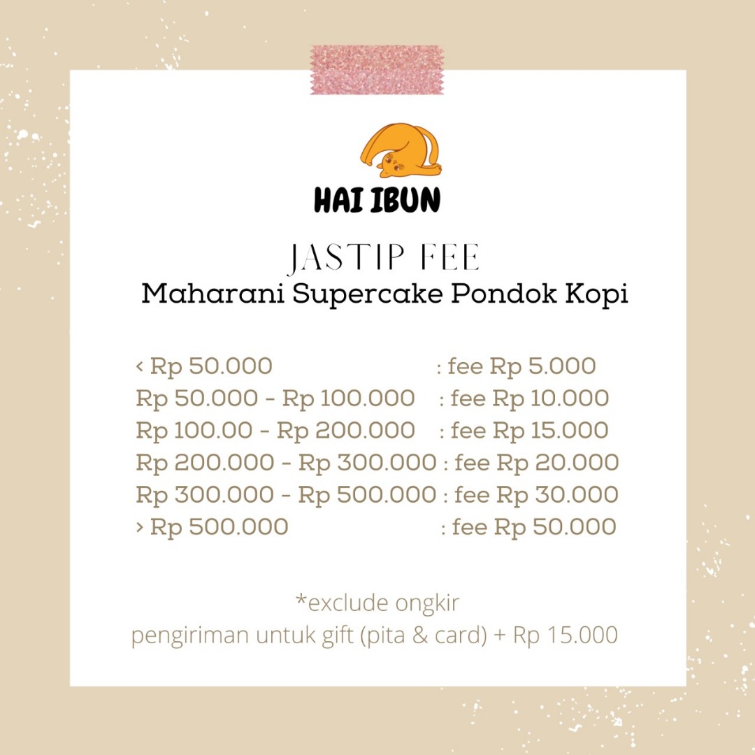Maharani cake pondok kopi jastip, Makanan & Minuman, Kuekue di Carousell