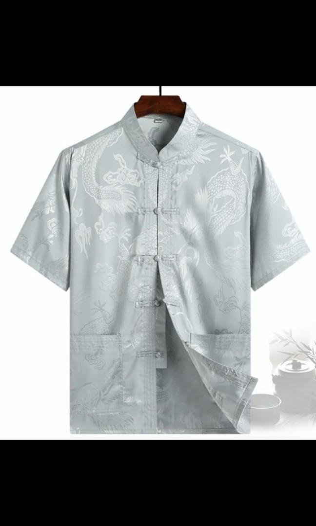 MEN QIPAO CHEONGSAM Men s Fashion Tops Sets Formal Shirts on