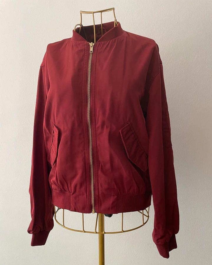 Monki Bomber Jacket, Women's Fashion 