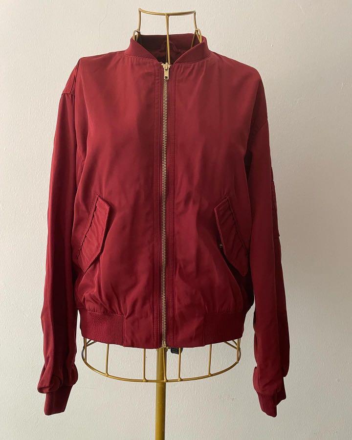 Monki Bomber Jacket Women s Fashion Coats Jackets and Outerwear
