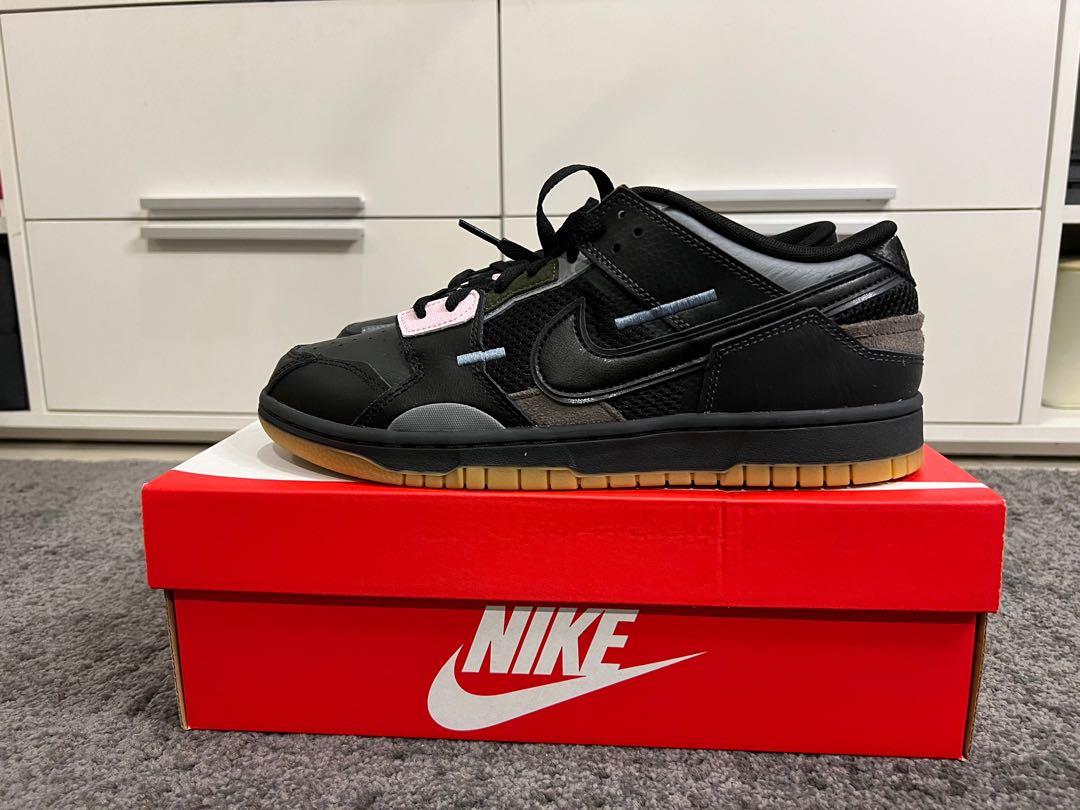 dunk low scrap black