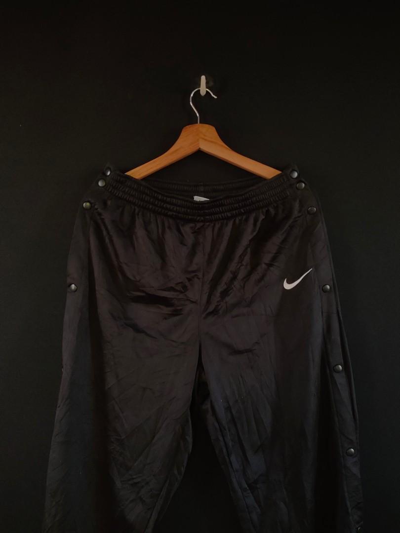 nike side button pants