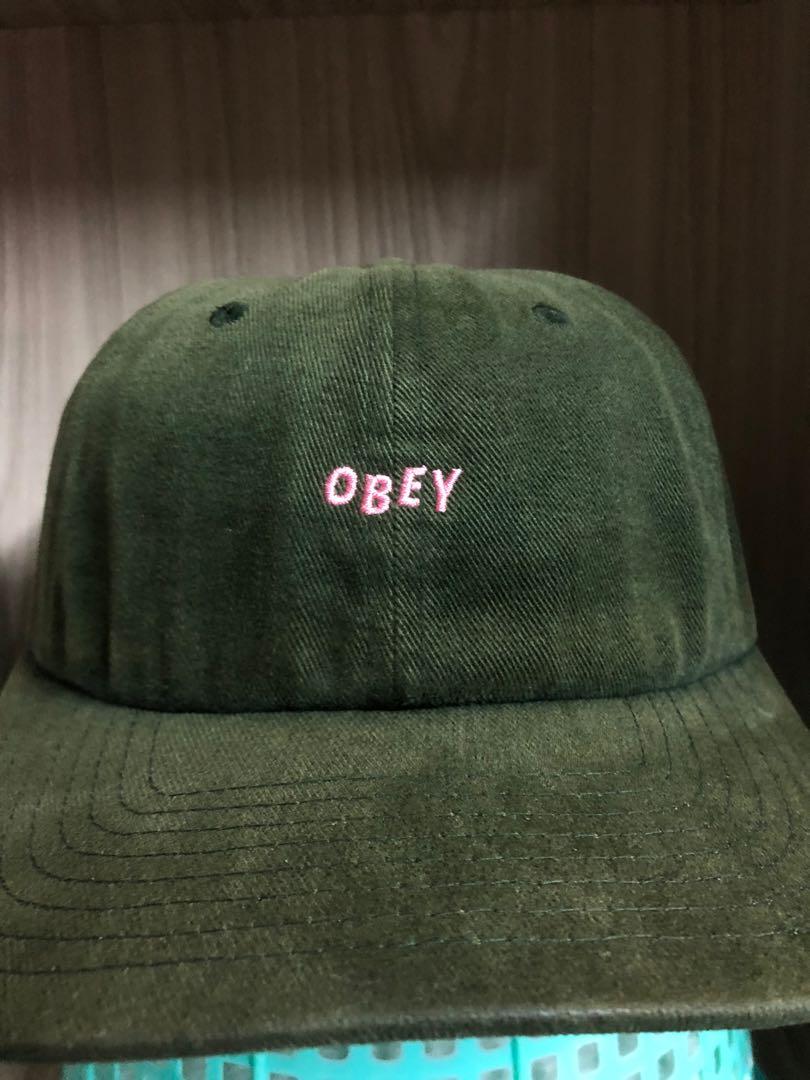 Obey Jumble Bar 6 Panel Men s Fashion Watches Accessories Cap