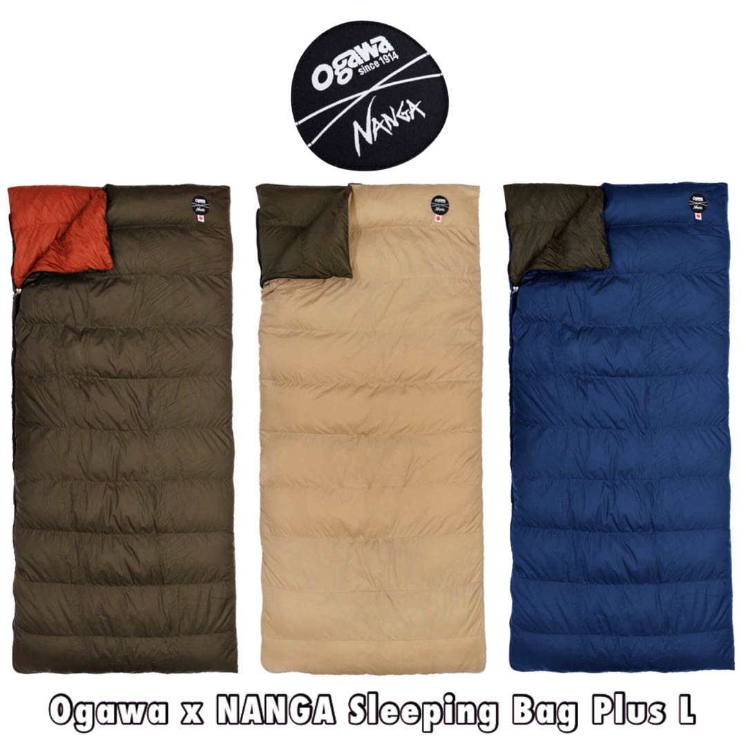 Ogawa x NANGA 日本製羽絨睡袋Sleeping Bag Plus L 600, 運動產品, 行 
