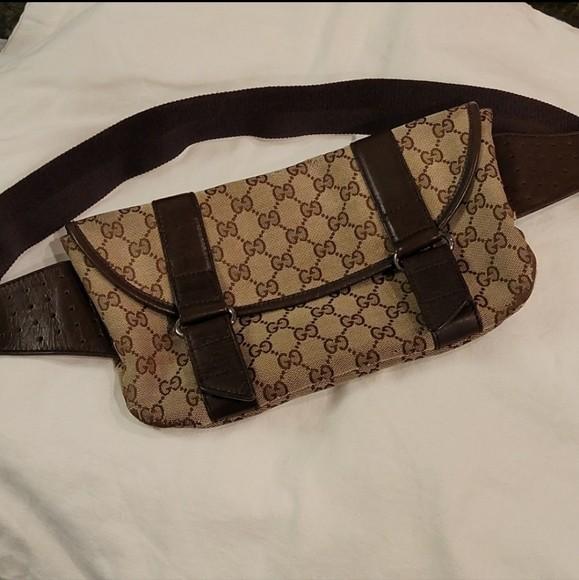 Original gucci belt unisex, Luxury, Bags & on