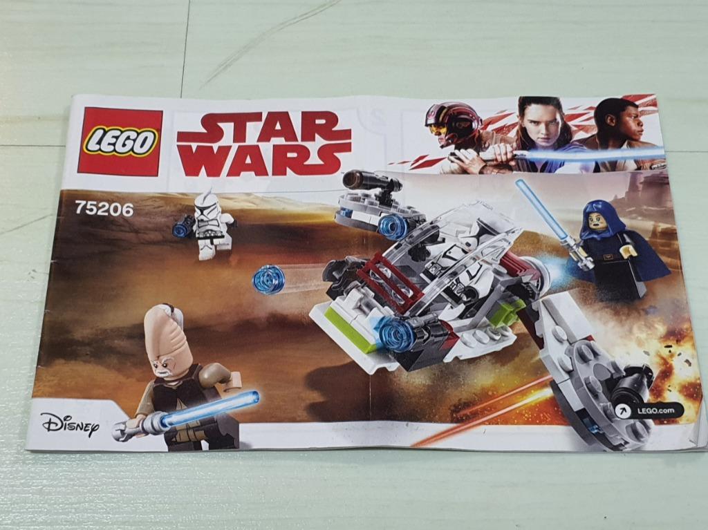 LEGO 75206 Star Wars 3x Clone Trooper Speeder only no minifigure! NEW 