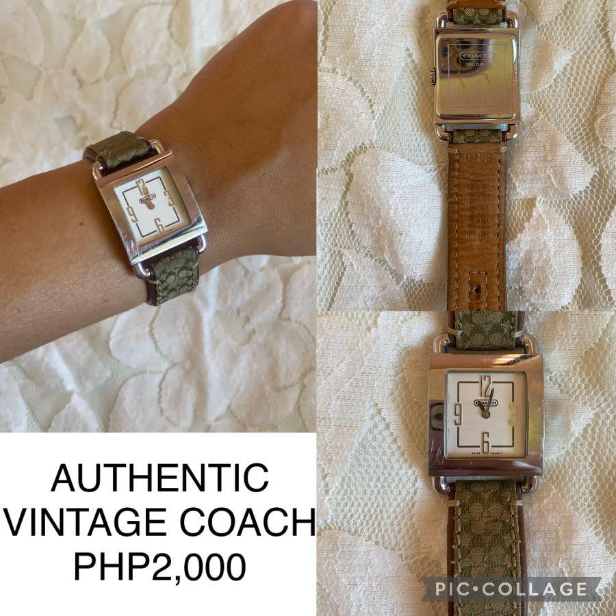 vintage coach watch