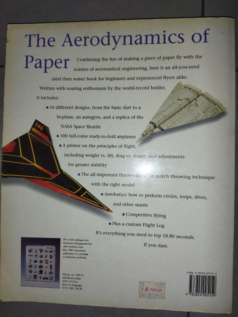 Paper Airplane Book, Hobbies & Toys, Books & Magazines, Fiction & Non
