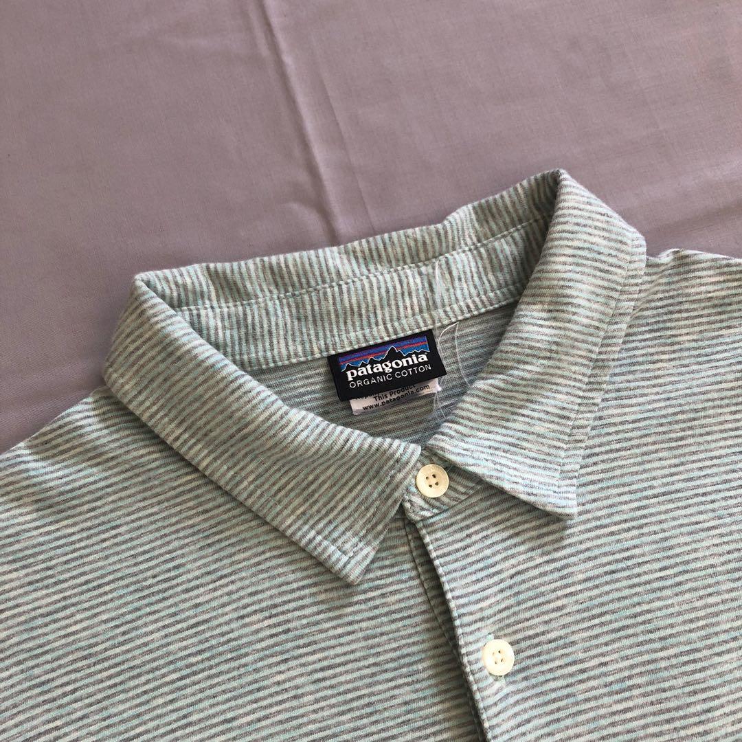 Patagonia polo shirt, Fesyen Pria 