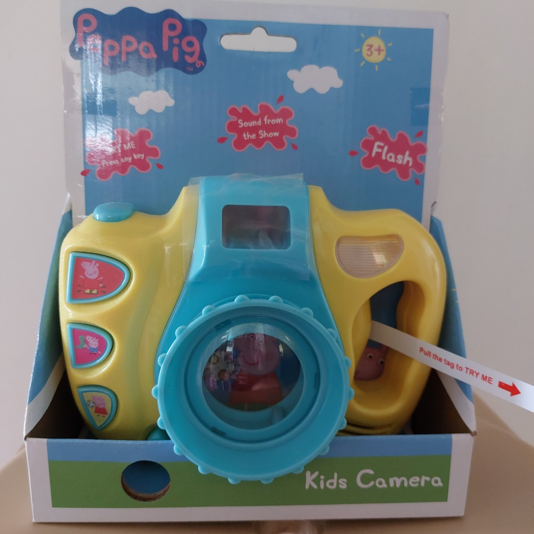 Pappa Camera Peppa pig camera, Babies & Kids, Infant Playtime on Carousell