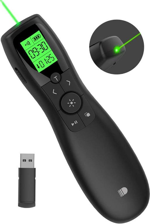 Presentation Remote,Doosl Wireless Presenter Laser Pointer Green