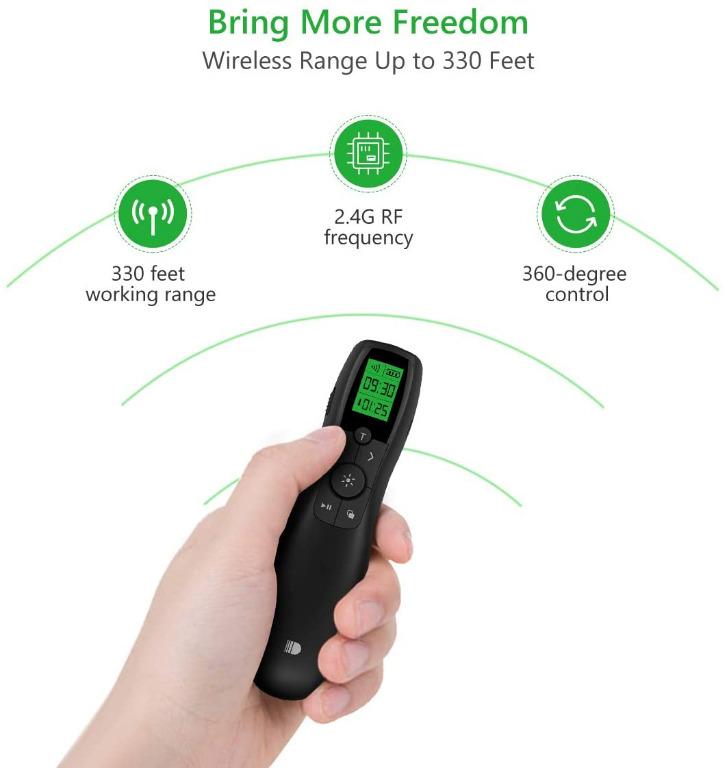 Presentation Remote,Doosl Wireless Presenter Laser Pointer Green