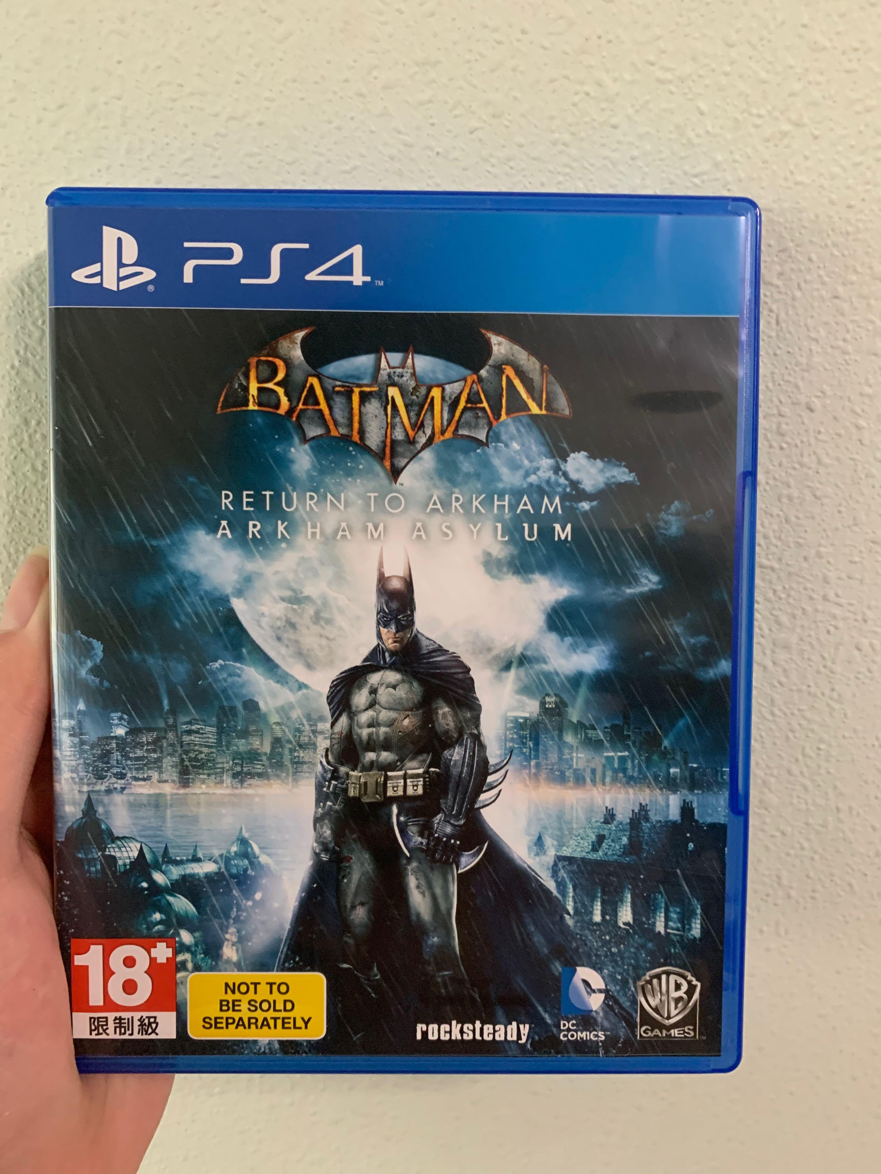 Return To Arkham asylum PS4, Video Gaming, Video Games, PlayStation on  Carousell