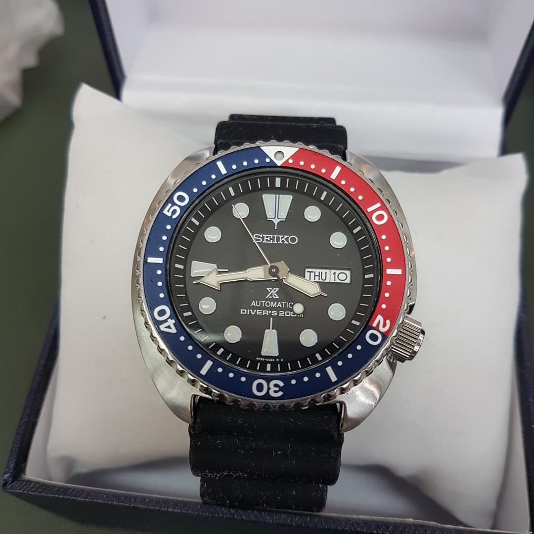 Seiko Turtle Pepsi Air Diver Watch SRP779 SRP779K1 4R36-04Y0, Men's  Fashion, Watches & Accessories, Watches on Carousell