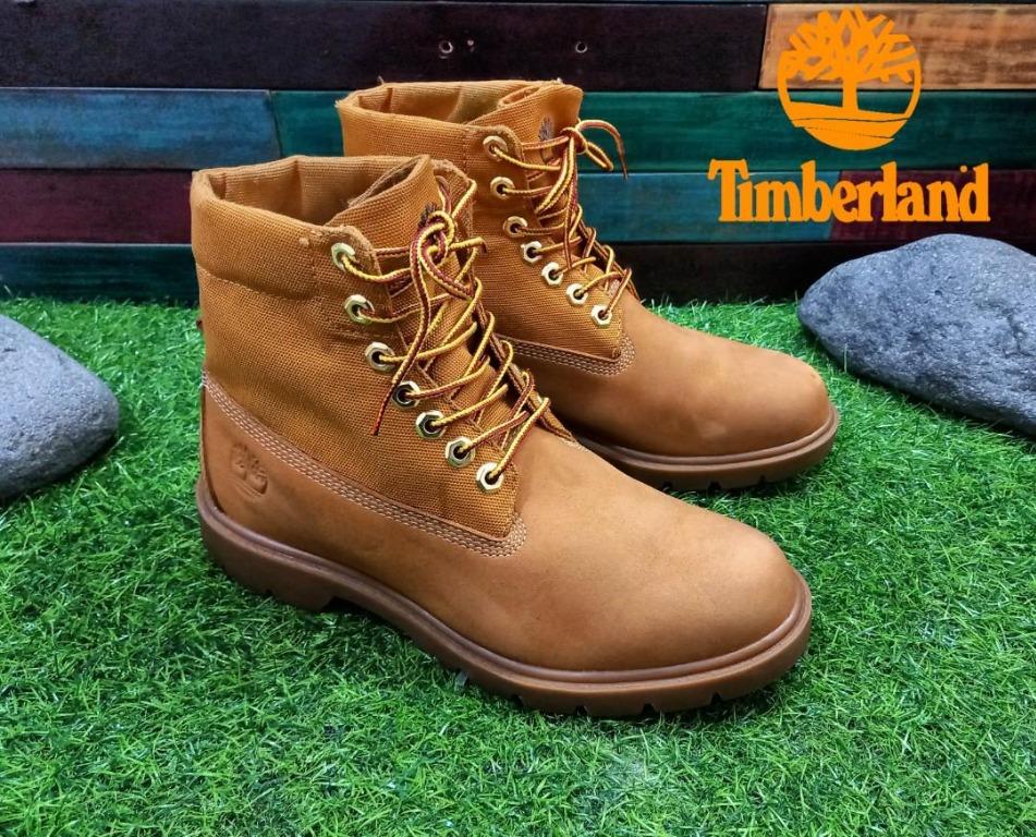 Sepatu timberland 6634A Basic Roll Top Men s Boots Wheat Size 41